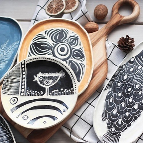 Тарелка сграффито фото 1